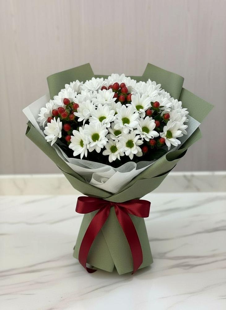 Букет цветов из: Хризантемы в Бжедуховской