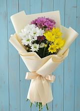 Букет цветов из:  Хризантемы #REPLACE_PRED# Бжедуховской