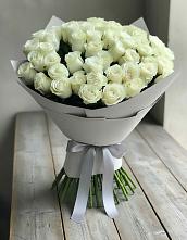 Букет 35 Белых роз в Бжедуховской