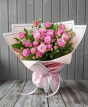 Букет Розовый кустик в Бжедуховской