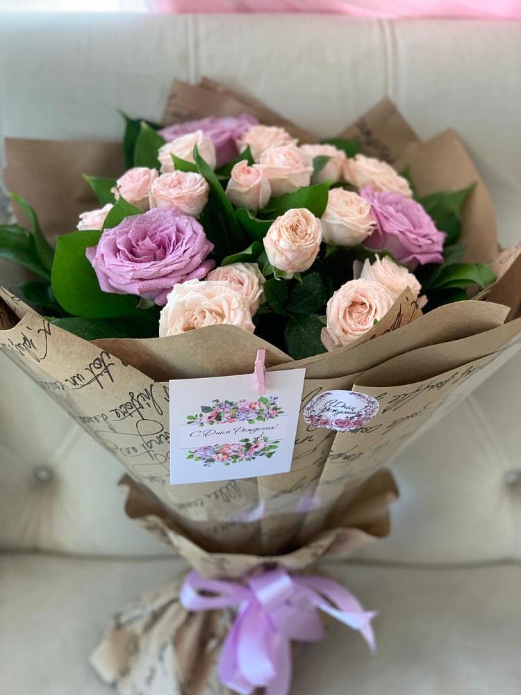 Букет цветов из: Розы в Бжедуховской