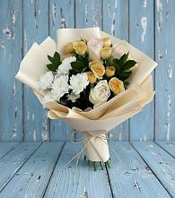 Букет цветов из:  Розы и Хризантемы в Бжедуховской