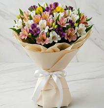 Букет цветов из:  Альстромерии #REPLACE_PRED# Бжедуховской