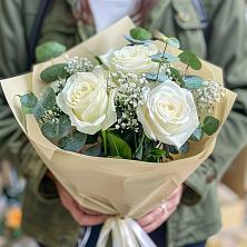 Букет цветов из:  Розы в Бжедуховской