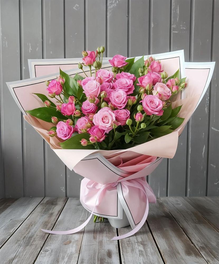Букет Розовый кустик в Бжедуховской