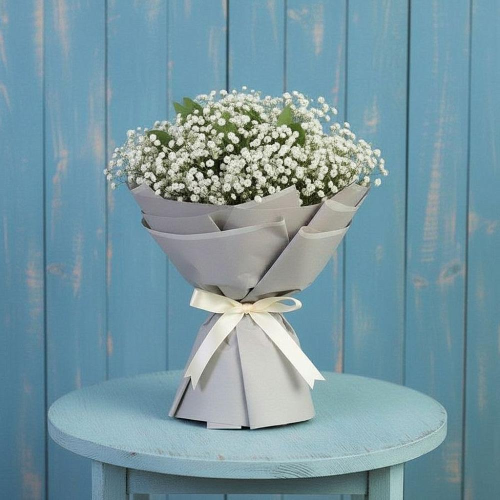 Букет цветов из: Гипсофила в Бжедуховской