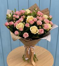 Букет цветов из:  Розы в Бжедуховской