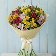 Букет цветов из:  Альстромерии в Бжедуховской