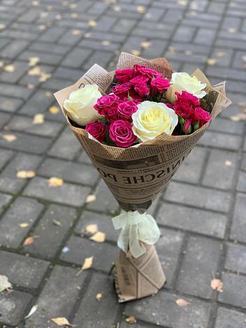 Букет цветов из: Розы в Бжедуховской