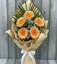 Букет цветов из:  Герберы #REPLACE_PRED# Бжедуховской
