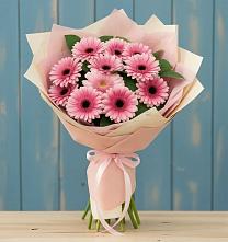 Букет цветов из:  Герберы в Бжедуховской