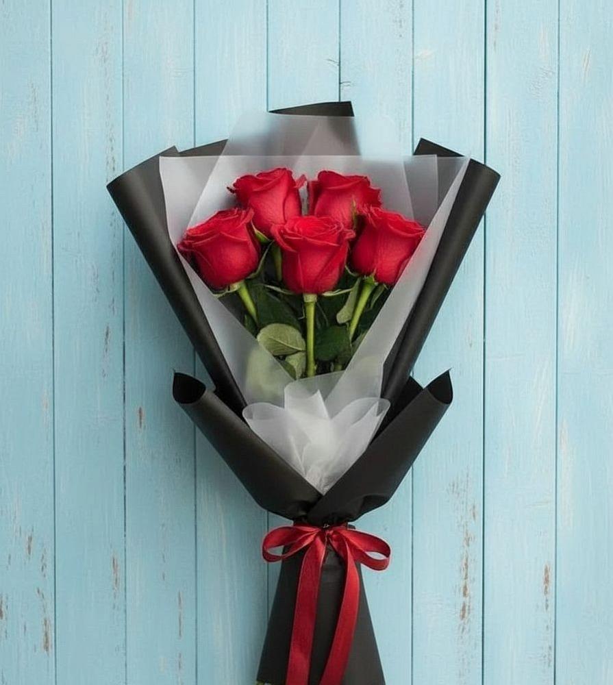 Букет цветов из: Розы в Бжедуховской