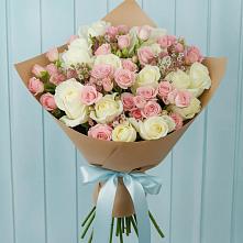 Букет цветов из:  Розы в Бжедуховской