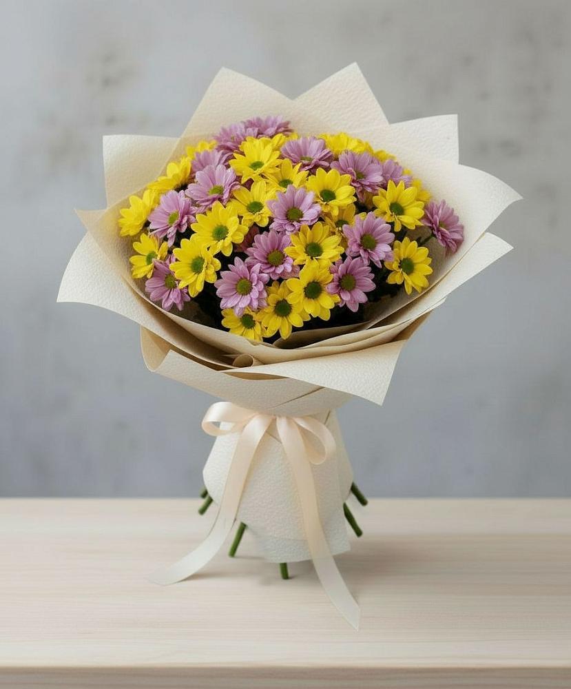 Букет цветов из: Хризантемы в Бжедуховской